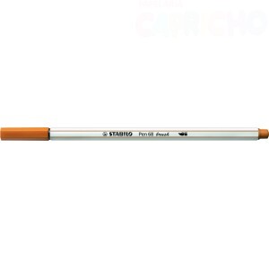 CANETA PEN BRUSH MARROM CLARO 568/89 STABILO