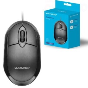 MOUSE OPTICO COM FIO MO300 PRETO MULTILASER