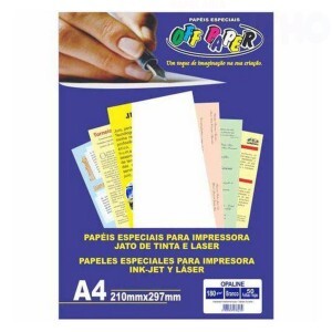 PAPEL OPALINE 180G BRANCO OFF PAPER