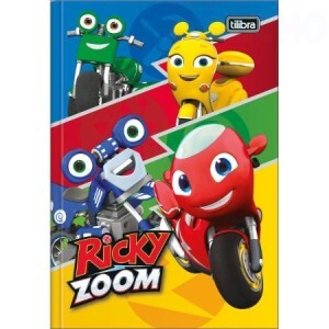 CADERNO 1/4 BROCHURA 80FOLHAS  RICKY ZOOM
