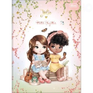 CADERNO 1/4 BROCHURA 80FOLHAS JOLIE