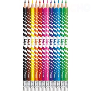 Lápis de Cor que Apagam – Maped Color’Peps Oops! com 12 Cores Incríveis