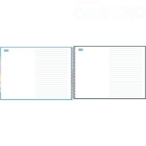 CADERNO MEIA PAUTA 150G ACADEMIE 40FOLHAS