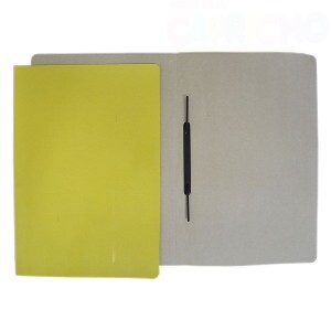 PASTA GRAMPO TRILHO PAPELAO AMARELO 250G