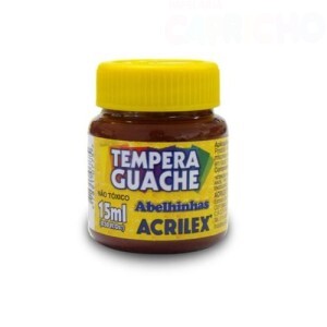 TINTA GUACHE 15ML MARROM ACRILEX