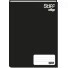 CADERNO BROCHURA 1/4 CAPA DURA PRETO 48 FOLHAS JANDAIA